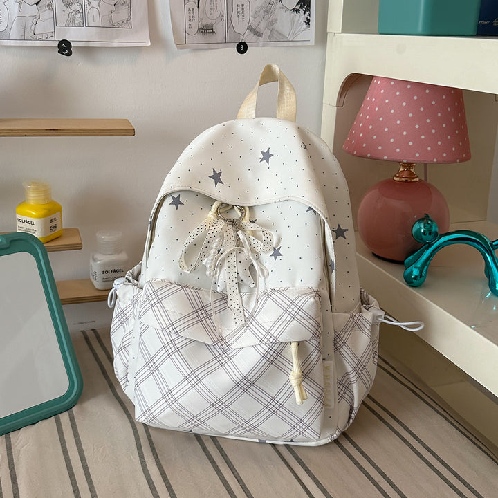 Stylish Printed Casual Backpack Bowlift