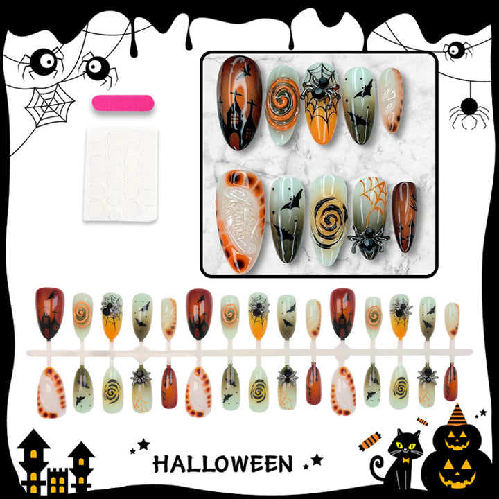 Halloween Artificial Nail Set Bowlift
