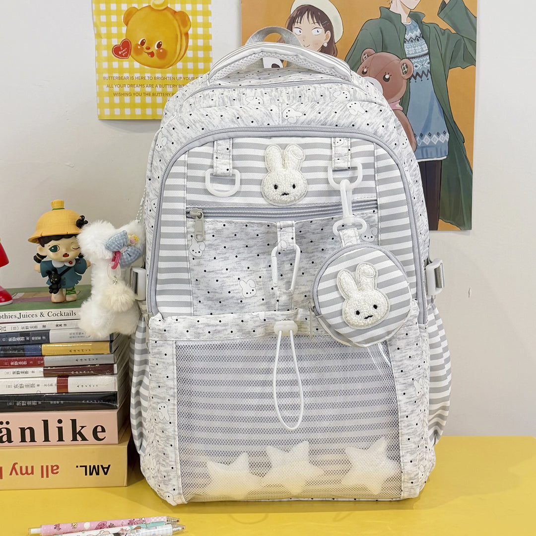 Cartoon Character Print Backpack Bowlift