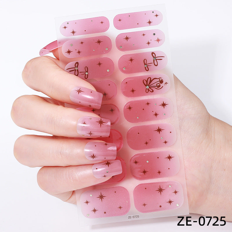 Artistic Press-On Nail Wraps