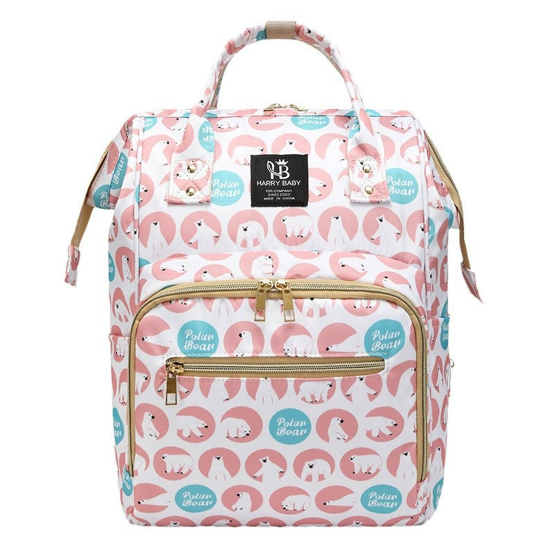 Fun Dinosaur Print Diaper Backpack Bowlift