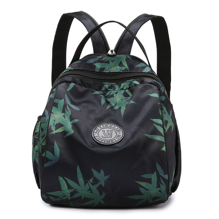 Floral-Patterned Mini Backpack Bowlift