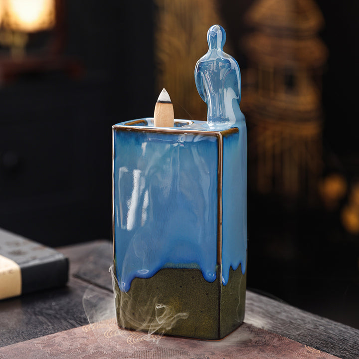 Artistic Waterfall-Themed Incense Holder