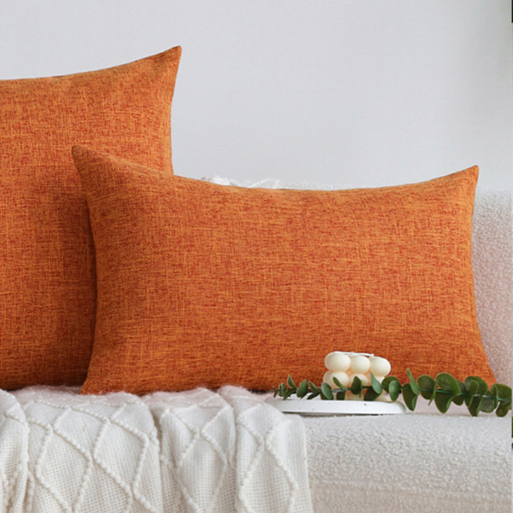 Rectangular sofa cushion cover in linen look Bowlift