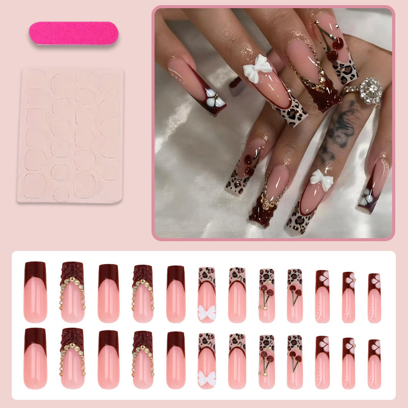 Artificial nail set with extravagant designs Bowlift