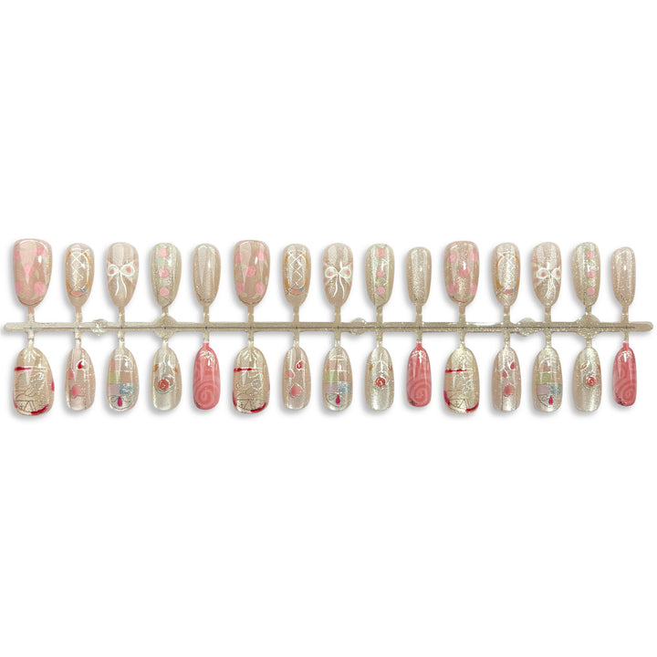 Decorative Themed Press-On Nail Set