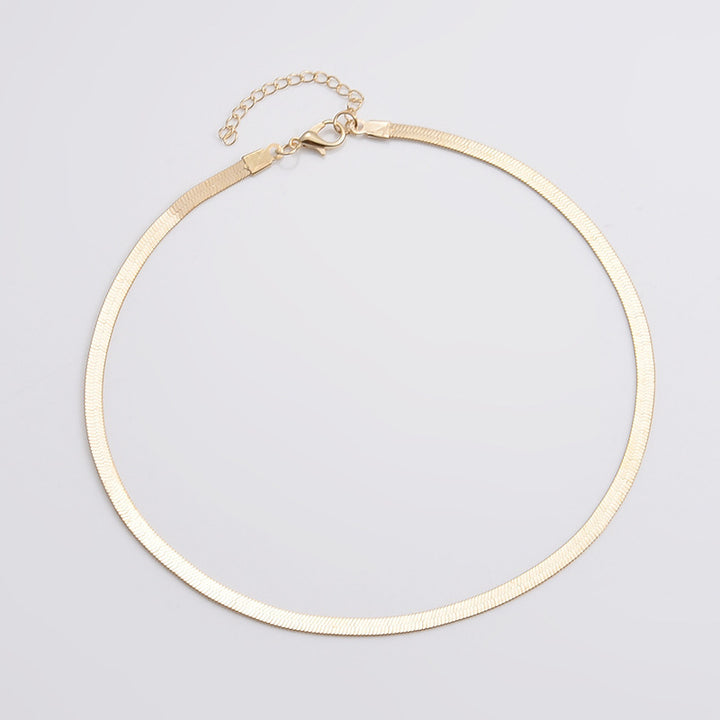 Sleek Snake Chain Necklace Bowlift