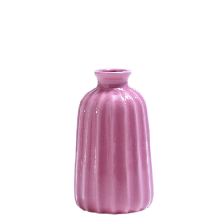 Ribbed Ceramic Bud Vase Bowlift