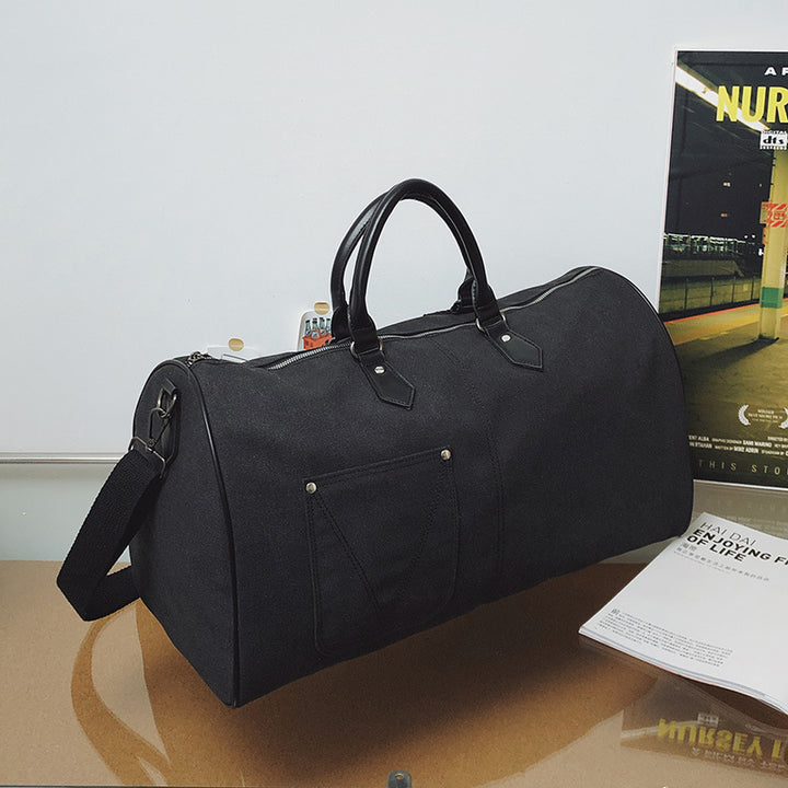 Durable Canvas Weekender Duffel Bag Bowlift