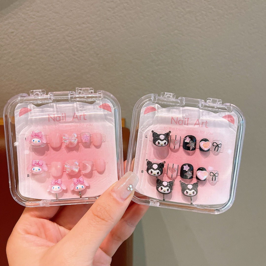 Creative art nails with playful animal design Bowlift