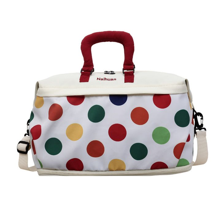Multi-Functional Polka Dot Travel Duffle