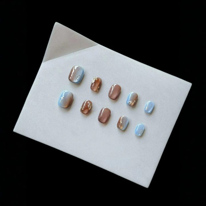 Artistic Ombre Gel Press-On Nail Set