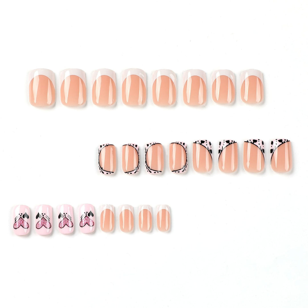 Artistic Nail Art with Heart and Animal Designs Bowlift