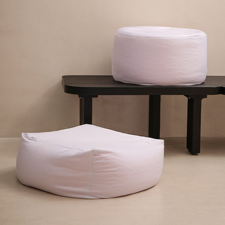 Modular floor bean bag with removable cover and ergonomic back support Bowlift