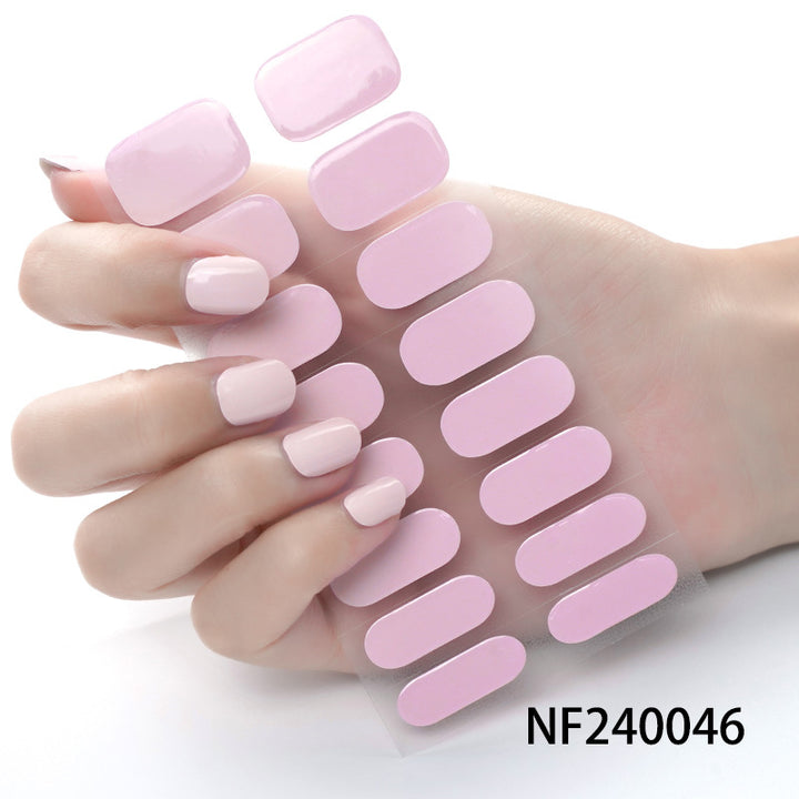 Glossy Finish Gel Nail Wraps