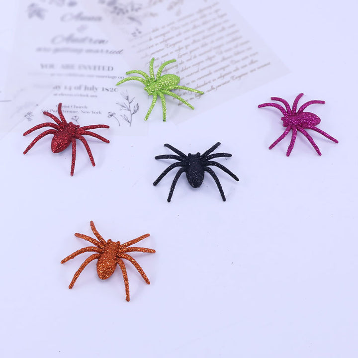 Glittered Halloween Spider Decoration Bowlift
