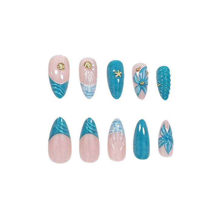 Artistic Acrylic Nail Art Design Bowlift