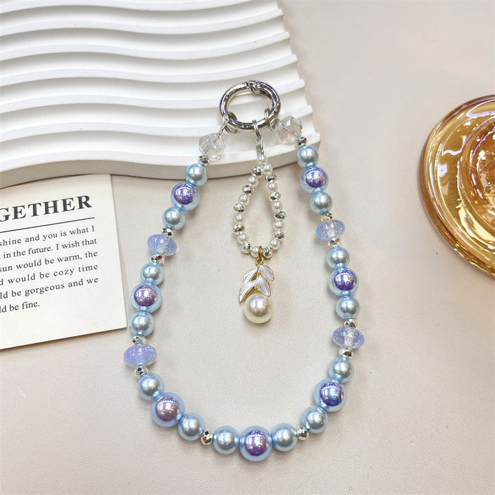 Elegant Pearl Beaded Charm Necklace Bowlift