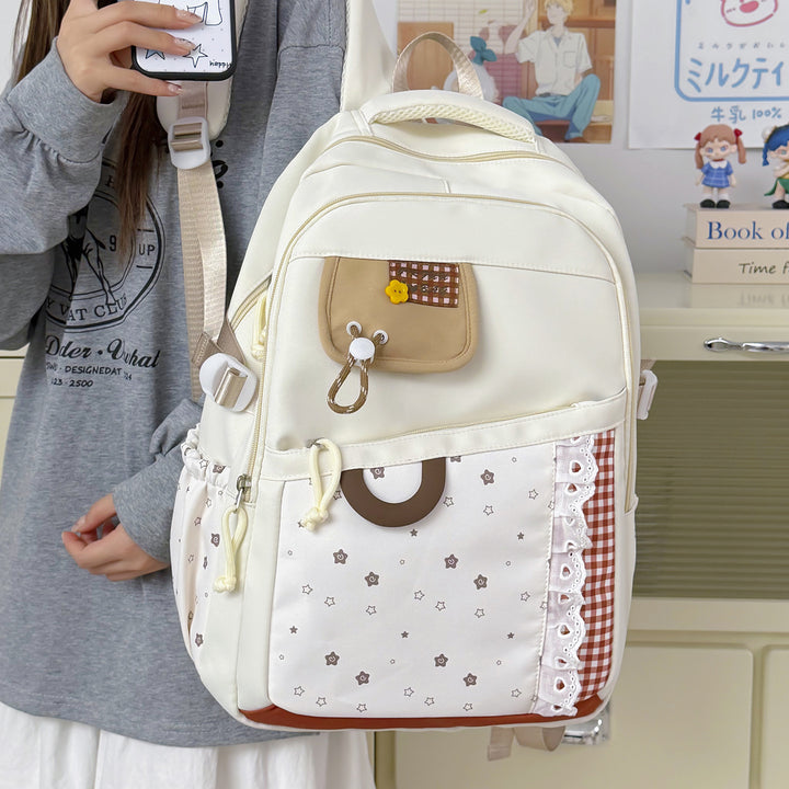 Stylish Multi-Compartment School Backpack Bowlift
