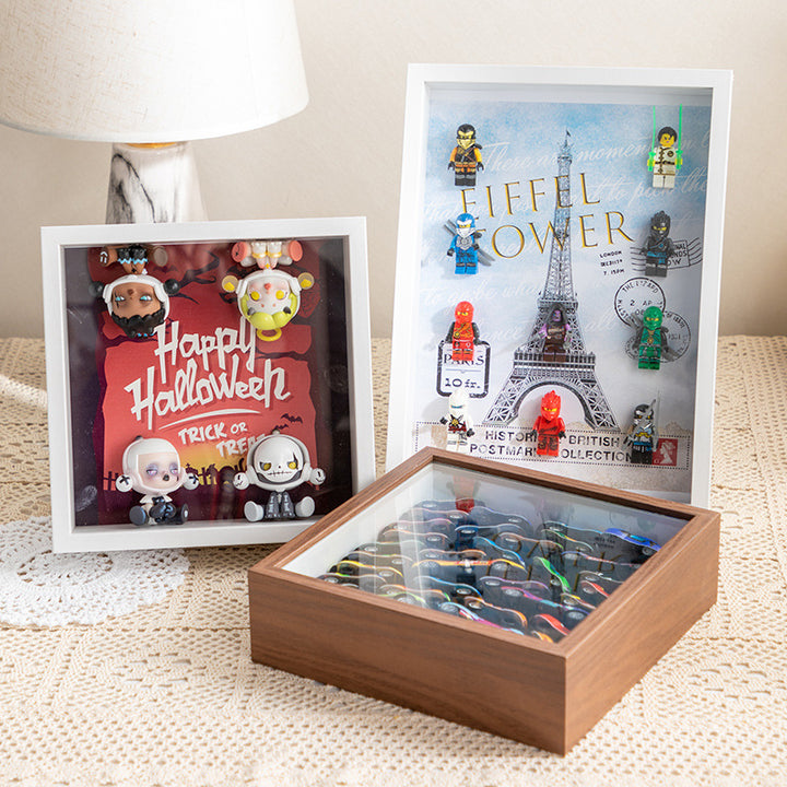 Vintage Floral Shadow Box Frame