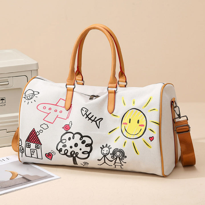 Artistic Canvas Travel Duffel Bag Bowlift