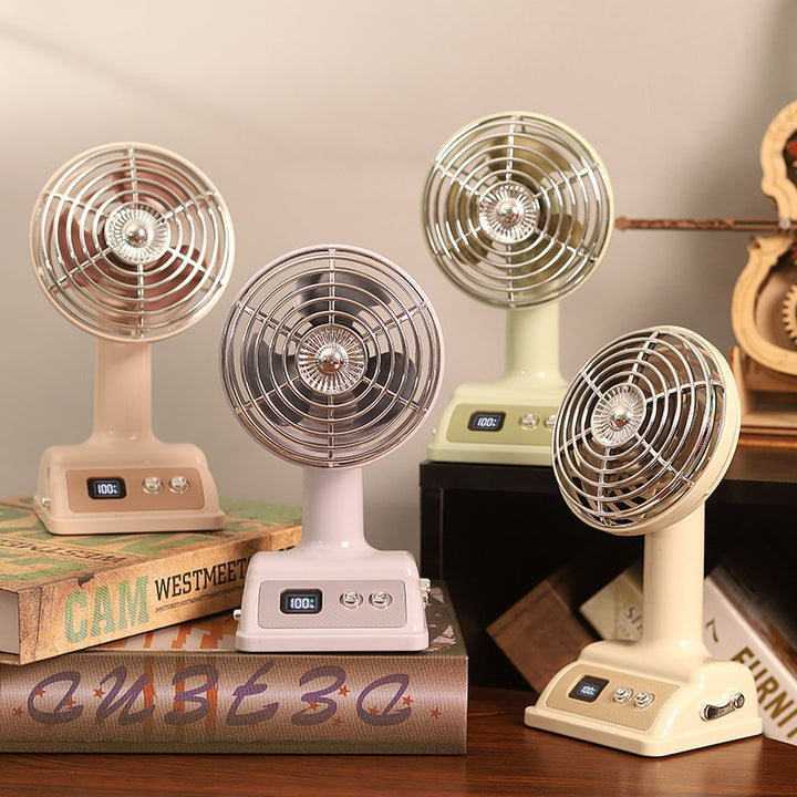 Women's table fan with digital speed control Bowlift
