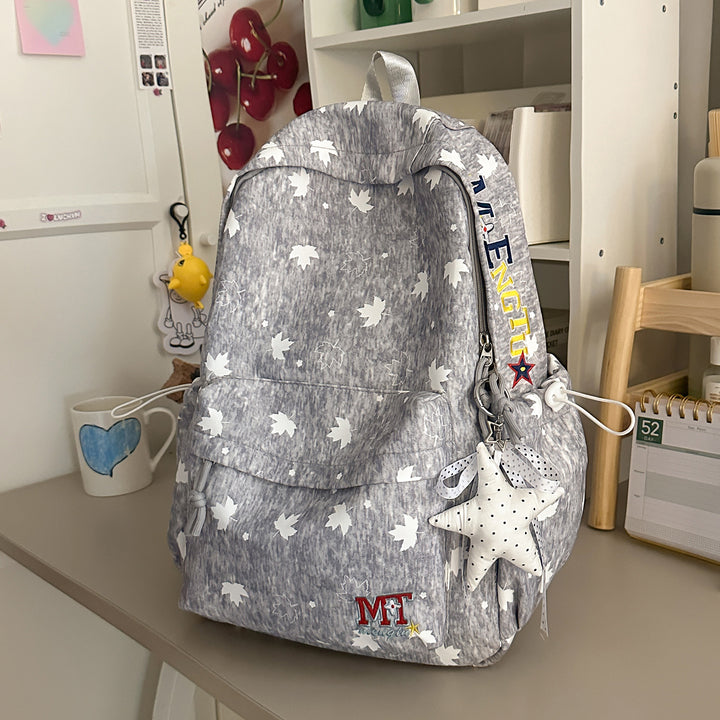 Whimsical Floral Patterned Backpack Bowlift