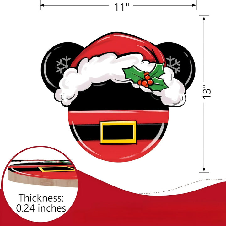 Decorative wooden sign with winter motifs Bowlift