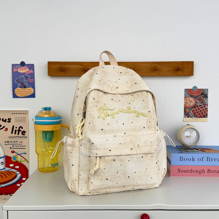 Stylish Casual Embroidered Backpack Bowlift