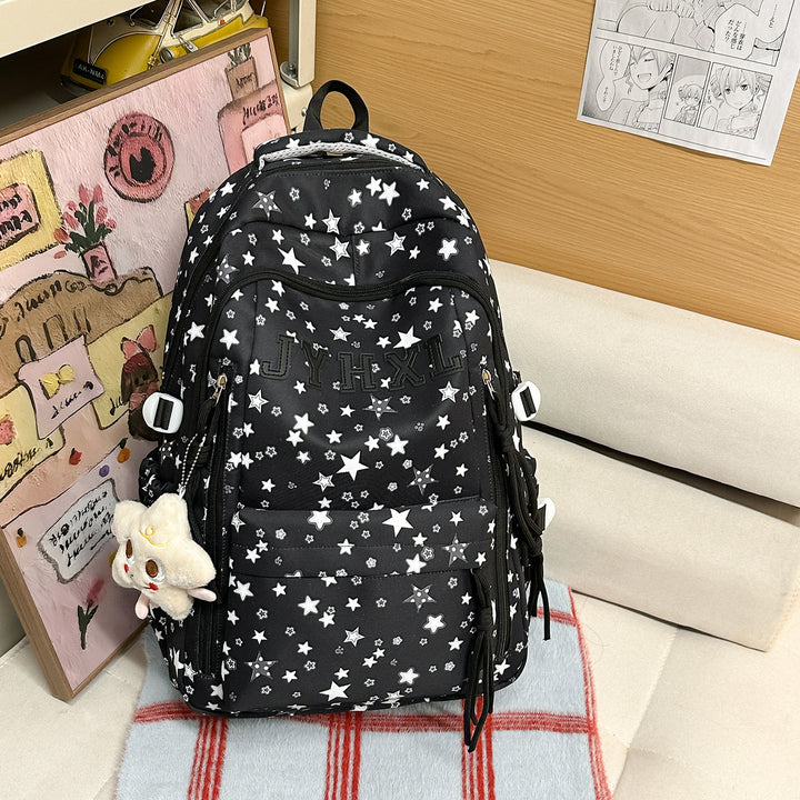 Stylish Star-Printed Backpack Bowlift 1791205378
