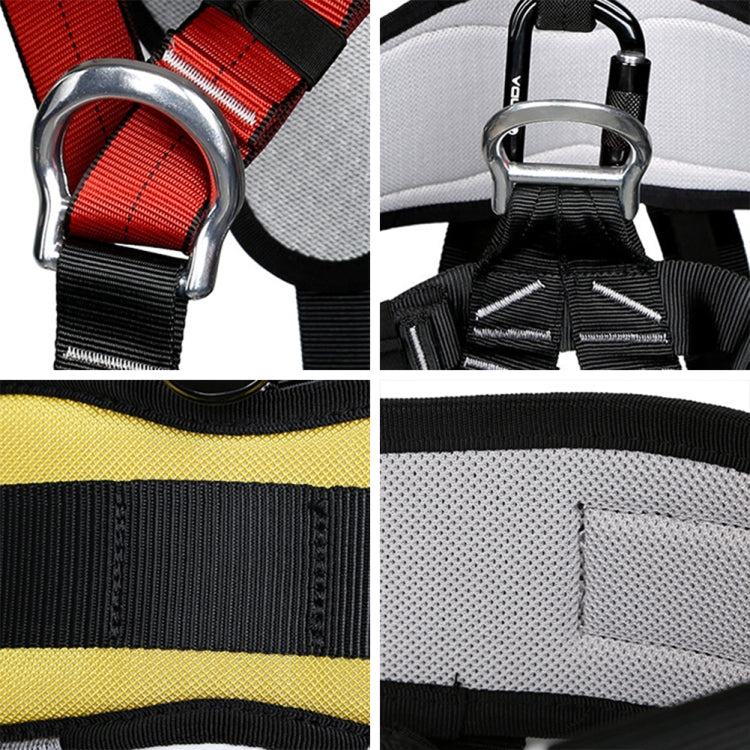BowLift | XINDA XDA9516 Outdoor Climbing Polyester High-Strength Rope Adjustable Descender Full-Body Safety Harness
