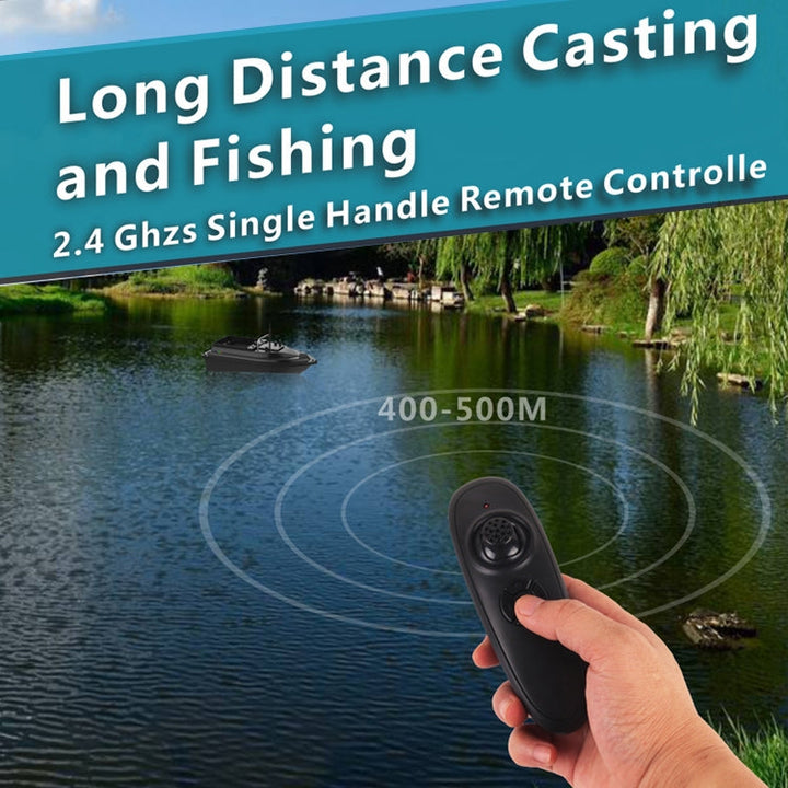 Smart RC Fishing Bait Boat with 2 kg Load Capacity and 500 m Remote Range