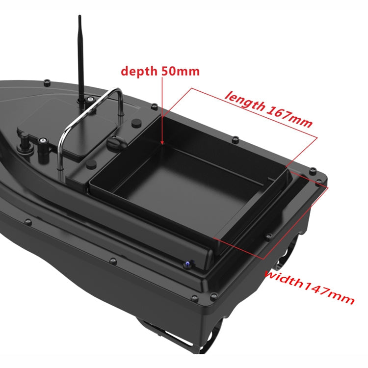 Smart RC Fishing Bait Boat with 2 kg Load Capacity and 500 m Remote Range