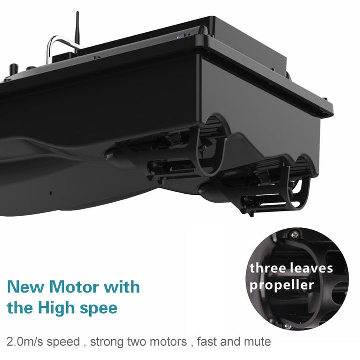 Smart RC Fishing Bait Boat with 2 kg Load Capacity and 500 m Remote Range
