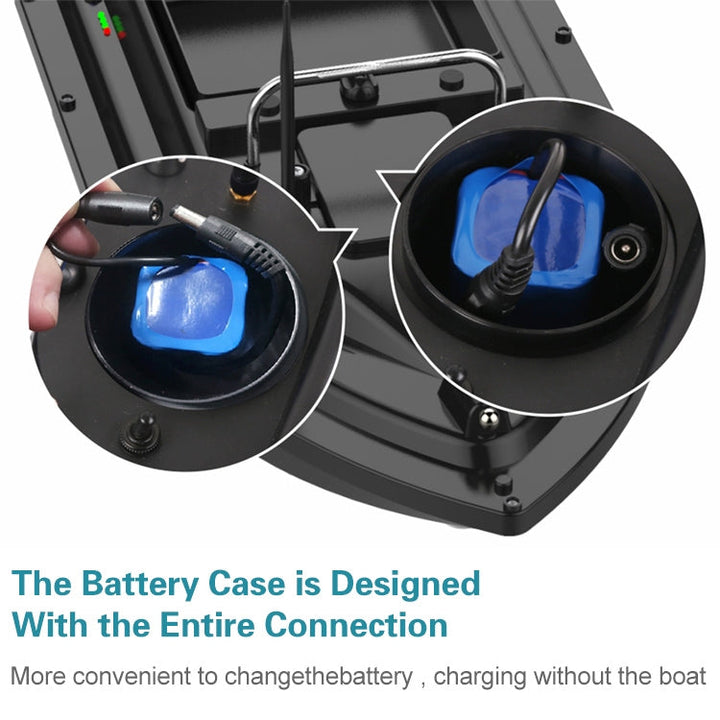Smart RC Fishing Bait Boat with 2 kg Load Capacity and 500 m Remote Range