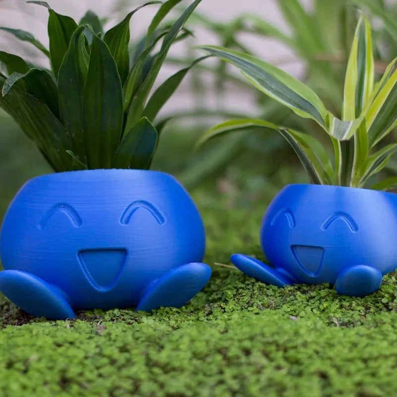 BowLift | Plant Pot – Ceramic Flower Pot with Face for Small Plants
