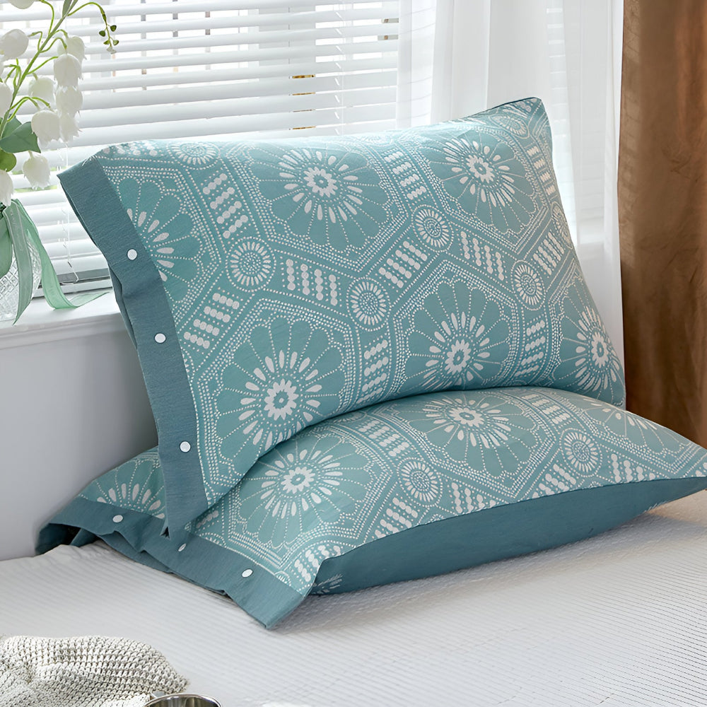 BowLift | Pure Cotton Buttoned Pillowcase