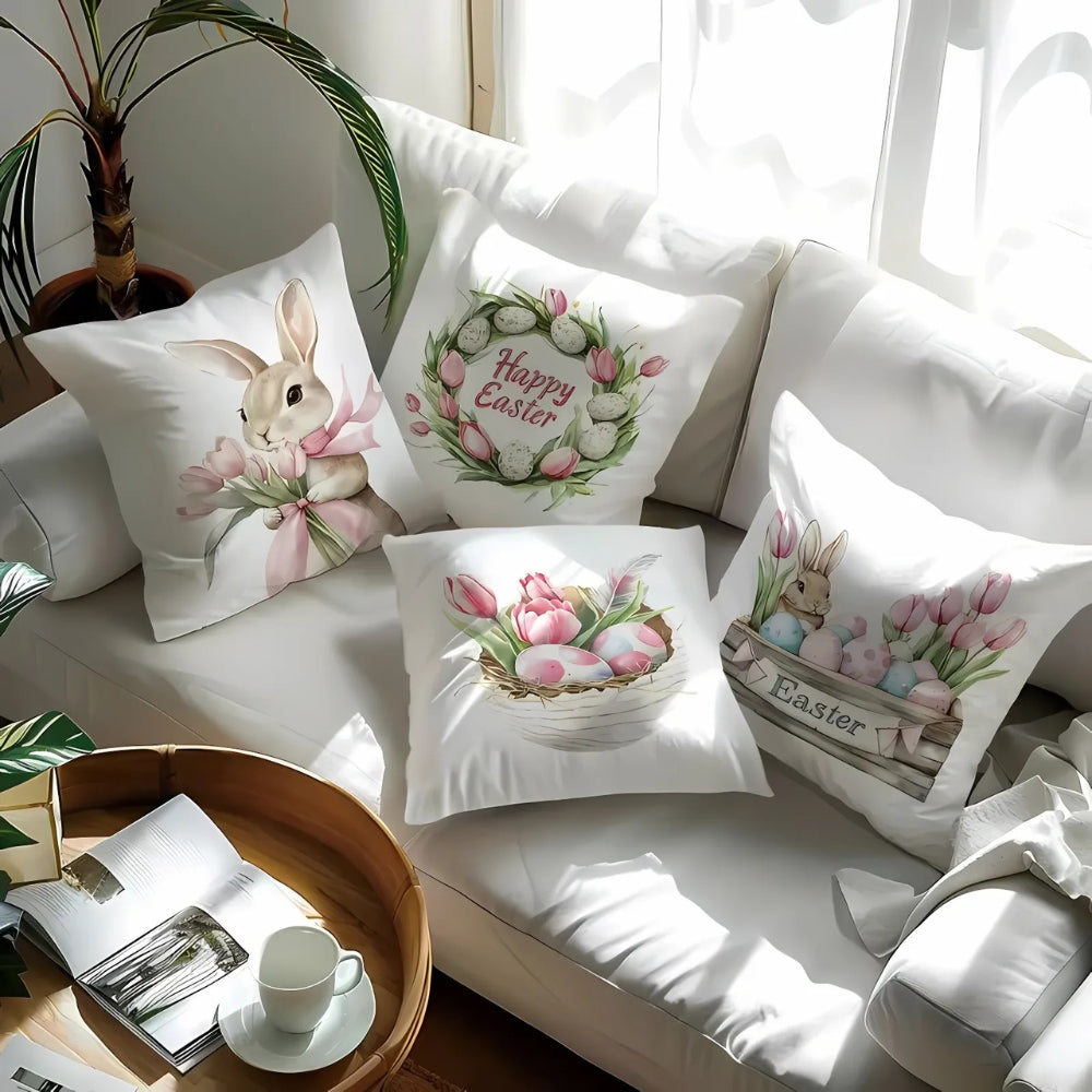 BowLift | Lulune Spring Easter Cushion Covers | 4pcs Set