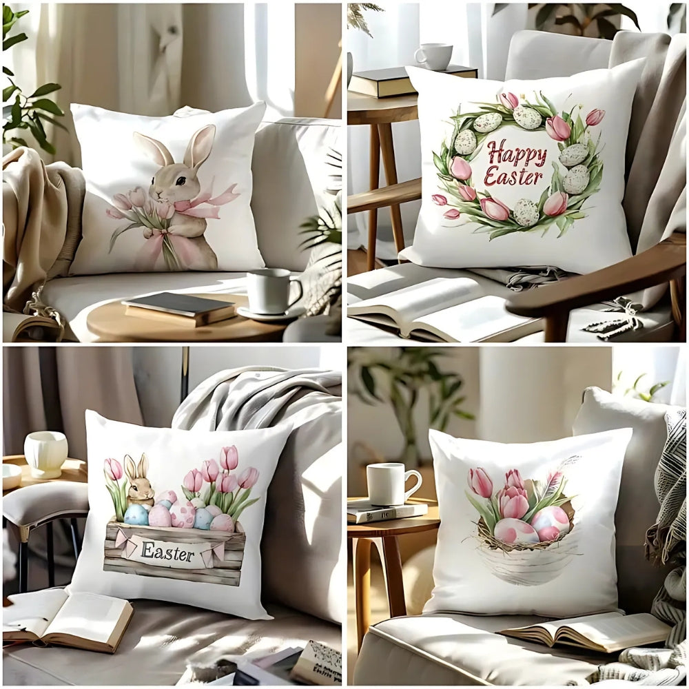 BowLift | Lulune Spring Easter Cushion Covers | 4pcs Set