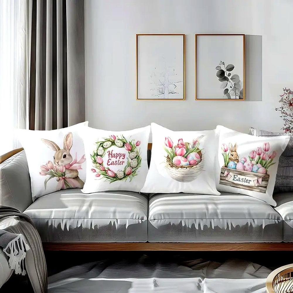 BowLift | Lulune Spring Easter Cushion Covers | 4pcs Set