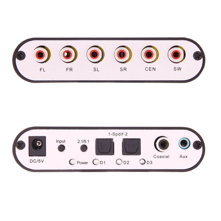 BowLift | NEWKENG 51R DTS / AC3 to Analog 5.1 Audio / Stereo Audio Digital Audio Converter Decoder