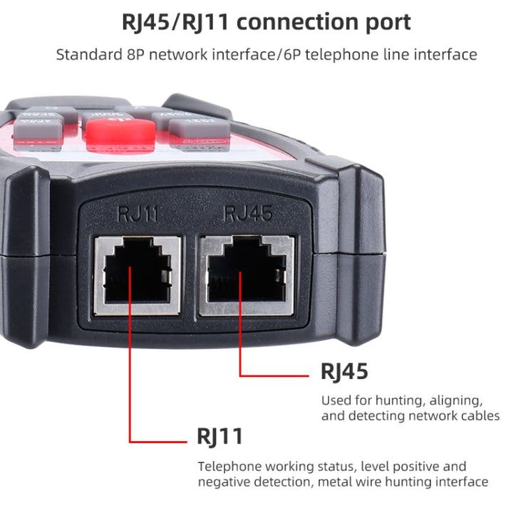 BowLift | BENETECH GT66 RJ11 / RJ45 Multifunctional Cable Tester Line Finder Network Cable Detector