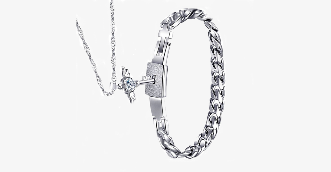 BowLift | Angel Love Pendant & Men's Bracelet Set
