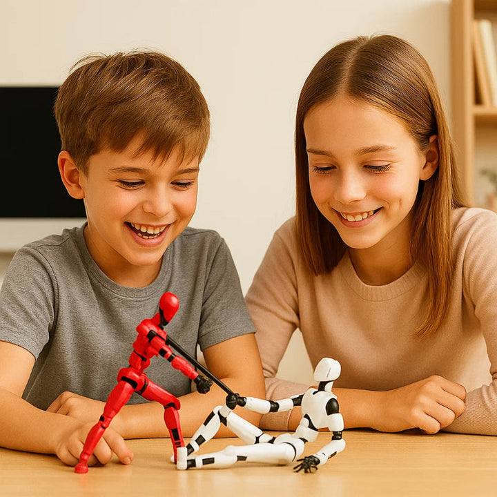BowLift | 3D-printed mech action figure with multi-joint movement
