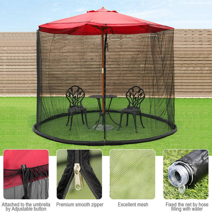 BowLift | Patio Umbrella Mosquito Net