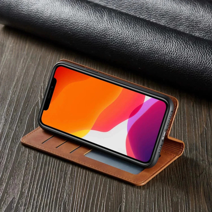 BowLift | Phone Case Leather Magnetic Shockproof Slim Cover