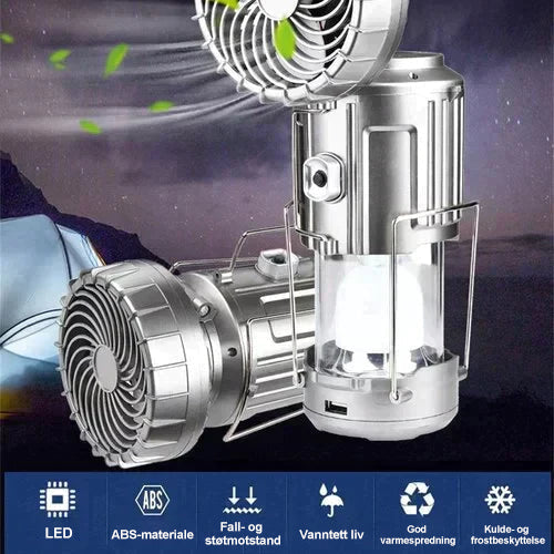 BowLift | Portable LED Camping Lamp With Fan