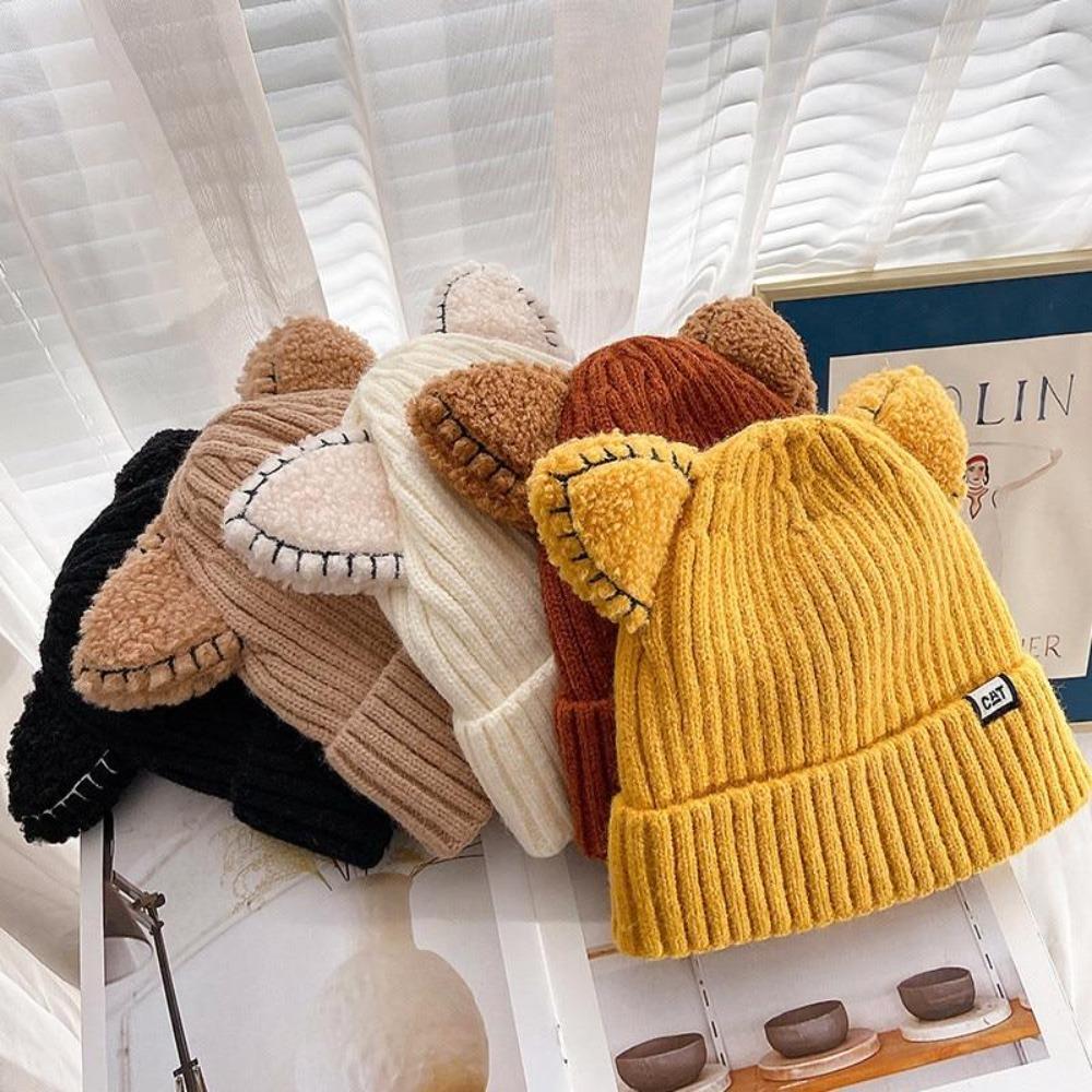 CozyCat Beanie - Trendy Winter Hat with Cat Ears Bowlift