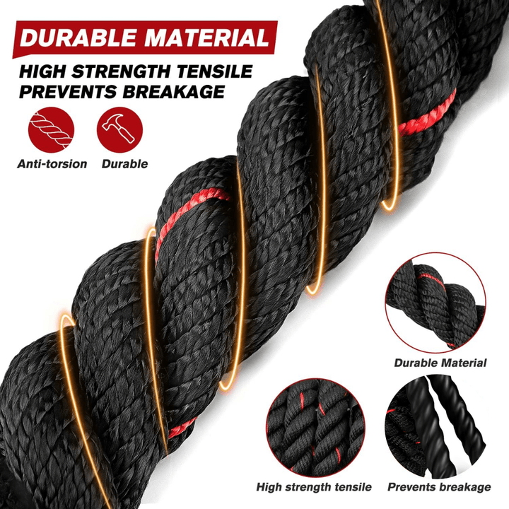 BowLift | Adjustable Jump Rope with Weights for Strength & Endurance Training