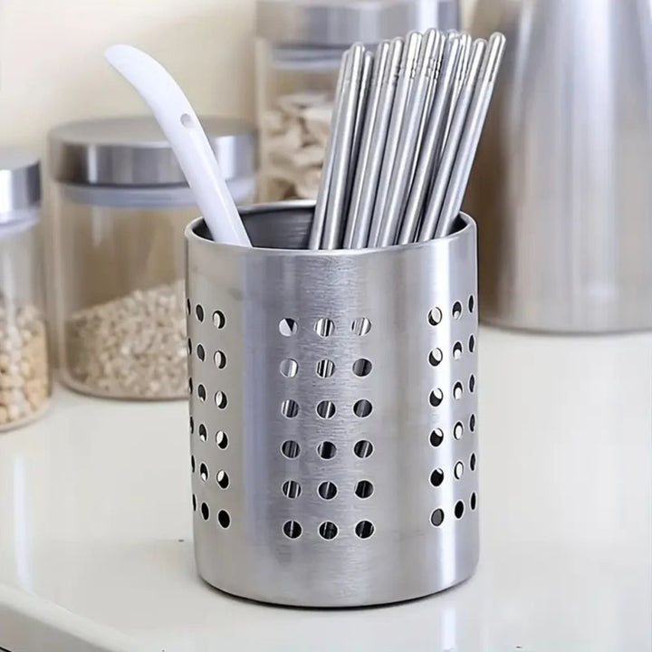BowLift | Stainless Steel Utensil Holder with Hole